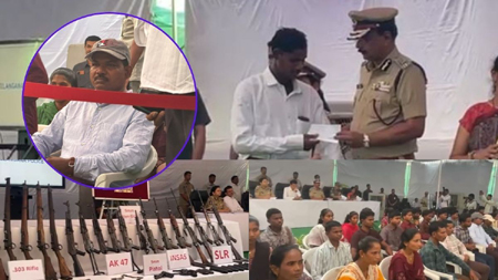 बस्तर में नक्सल ढांचा ढहा : अंतिम कमांडर सोड़ी केशा ने अपने 42 साथियों के साथ भारी मात्रा में हथियार और गोला-बारूद सौंपे