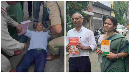 मंत्री कैलाश विजयवर्गीय के घर के बाहर प्रदर्शन पड़ा भारी: पांडे दंपति भेजे गए जेल, इस वजह से पुलिस ने की कार्रवाई