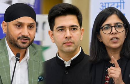 AAP में बड़ी भगदड़ : राघव चड्ढा के साथ 8 सांसदों ने भी छोड़ा केजरीवाल का साथ