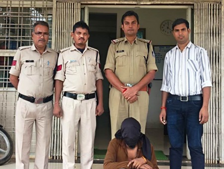 बालिका के अपहरण एवं दुष्कर्म के मामले में आरोपी गिरफ्तार कर जेल पहुंचाया
