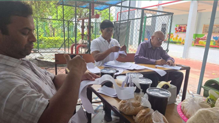 खाद्य विभाग का छापा, अग्रवाल पब्लिक स्कूल की मेस सील, 22 फूड सैंपल लिए, रिपोर्ट के बाद होगी FIR