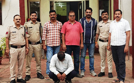 चेक बाउंस के प्रकरण में लंबे समय से फरार वारंटी गिरफ्तार