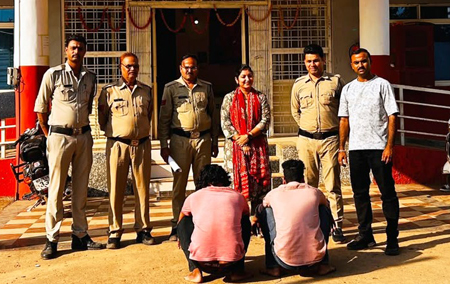 नब्बू हत्याकांड के दोनों आरोपी उत्तरप्रदेश के ललितपुर से गिरफ्तार