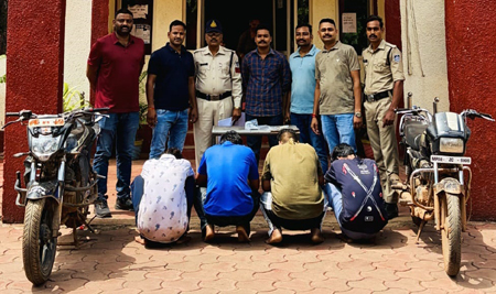 बंधक बनाकर मांगे 50 हजार रुपये: गिरोह के 04 सदस्य गिरफ्तार, नगद एवं 02 मोटरसाइकिलें जप्त