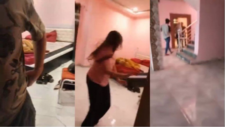 होटल में हाईवोल्टेज ड्रामा: रेंजर को पत्नी ने दूसरी महिला के साथ पकड़ा, सड़क तक हंगामा, वीडियो वायरल
